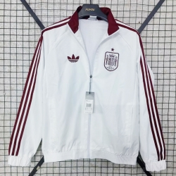 2026 Spain white windbreaker jacket S-XXL